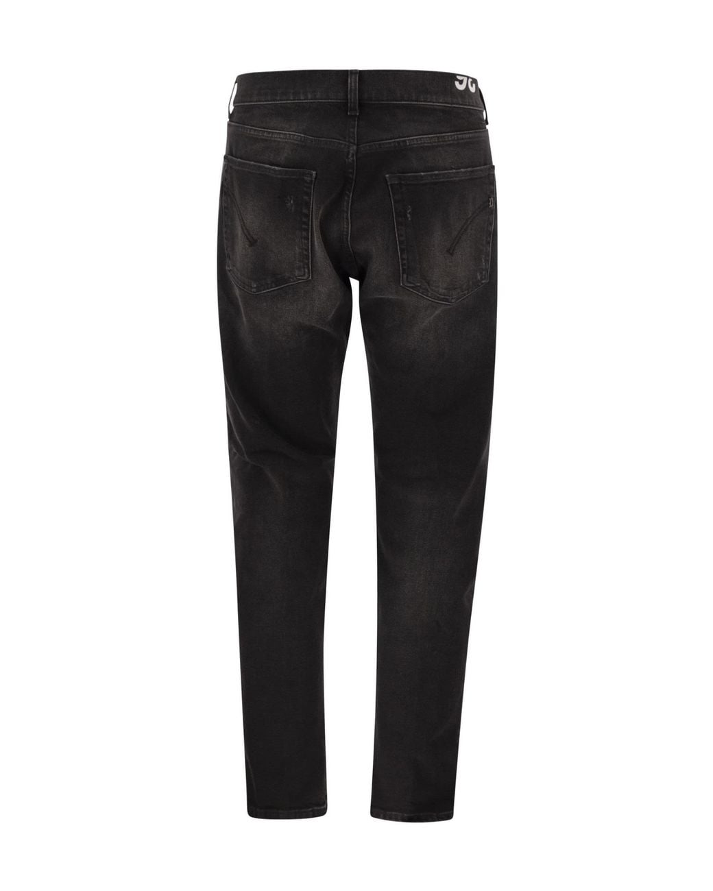 Dondup Black Dian Slim Carrot Jeans for men