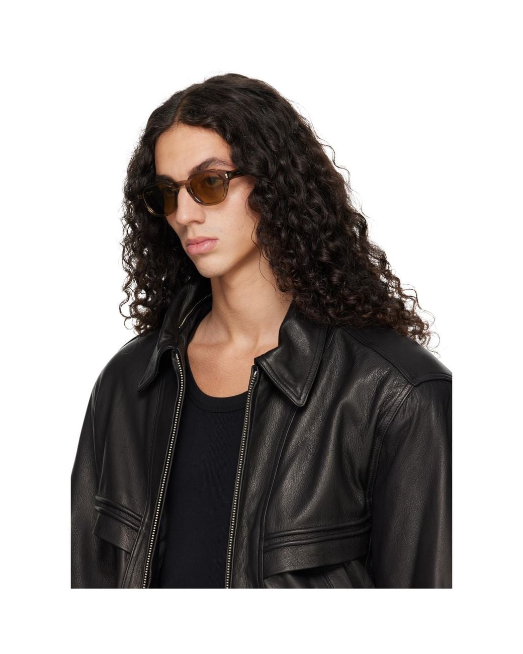 Saint Laurent Metallic Sl 946 Geometric-Frame Sunglasses