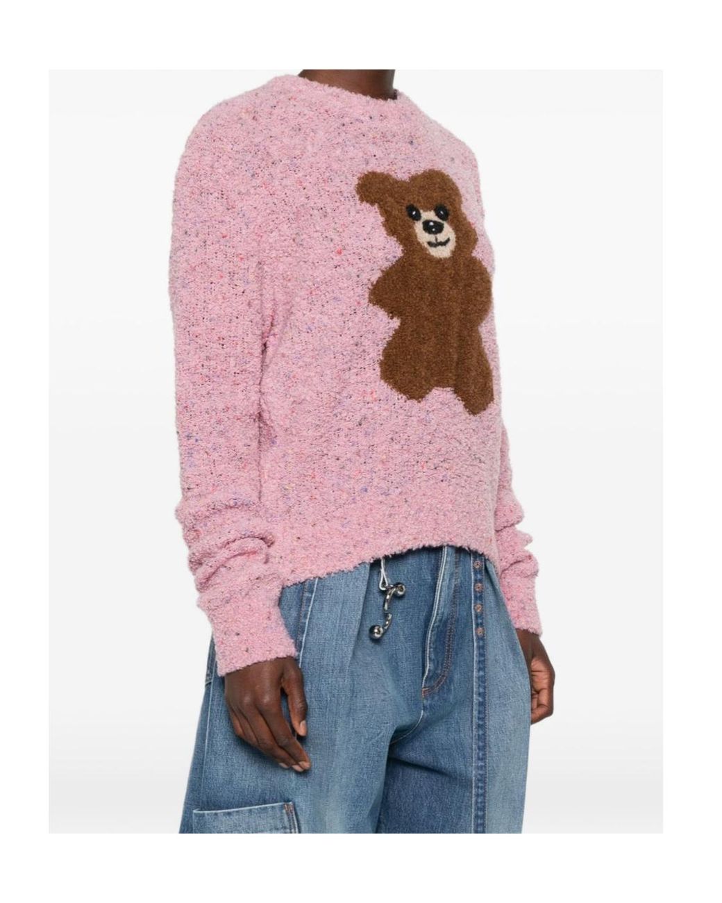 Moschino Pink Long-Sleeved Sweater