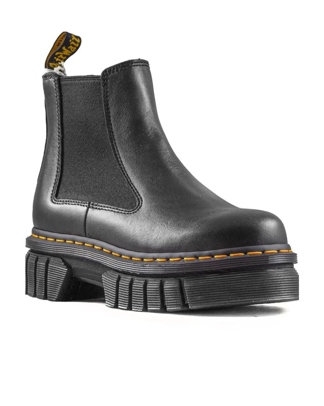 Dr. Martens Black Round Toe Chelsea Boots