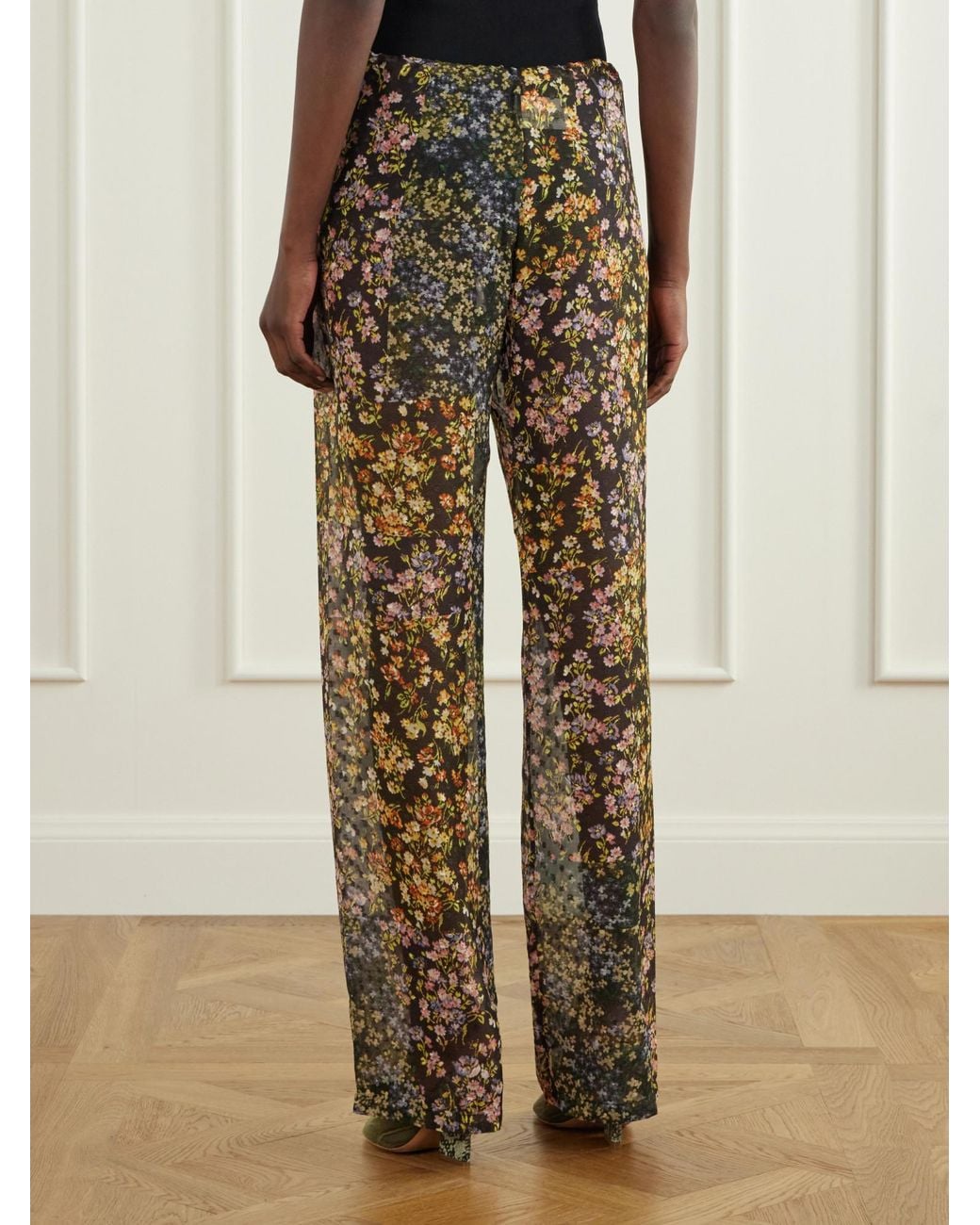 Dries Van Noten Multicolor Elasticated Jacquard Pants