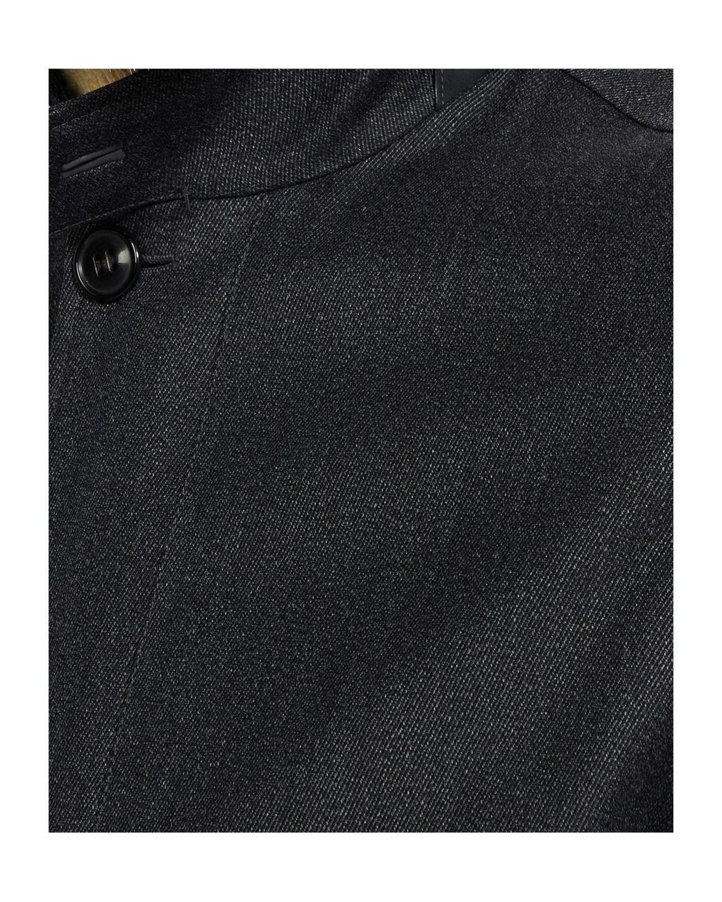 Zegna Black High-Neck Wool Jacket for men
