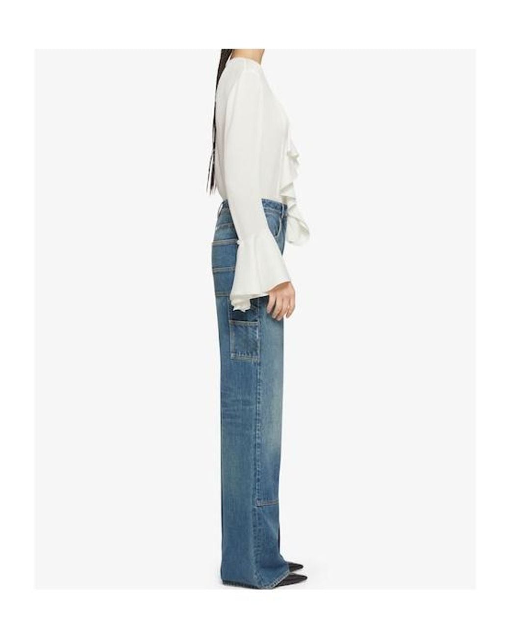 Givenchy Blue Straight-Leg Jeans