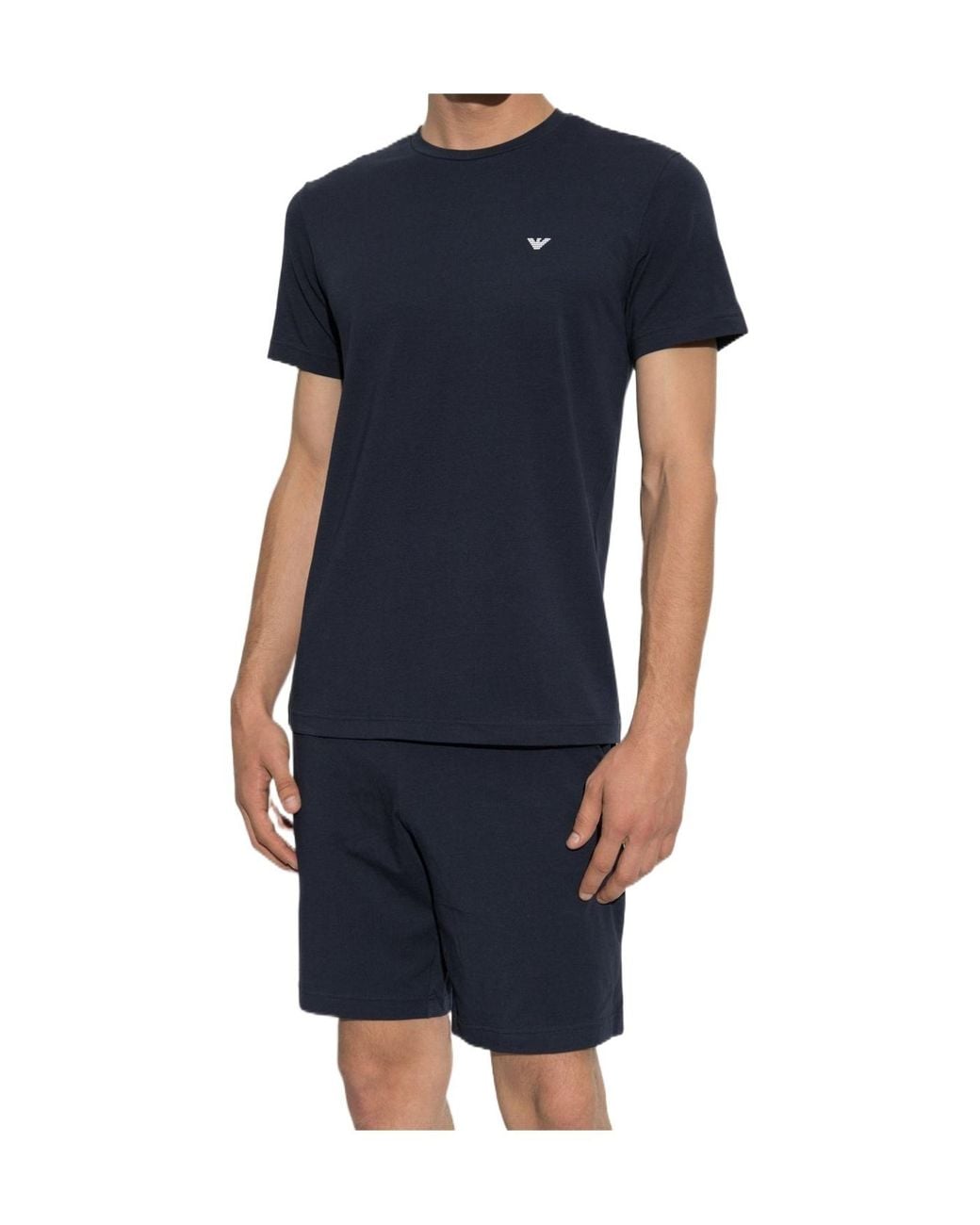 Emporio Armani Blue Logo Waistband Pyjamas for men