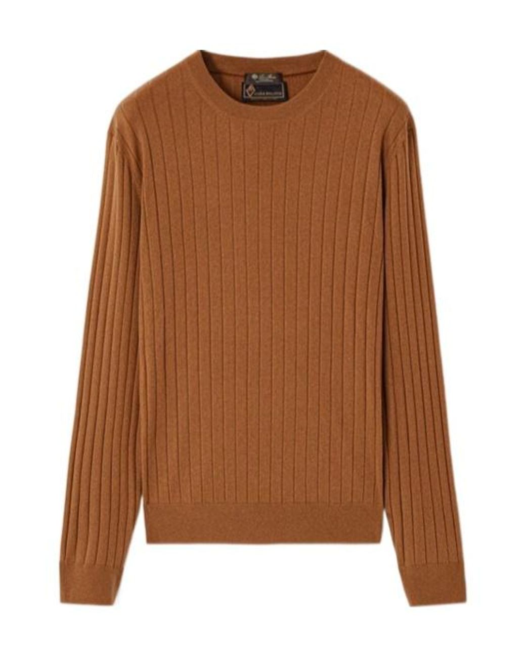 Loro Piana Brown Iconic Crewneck for men