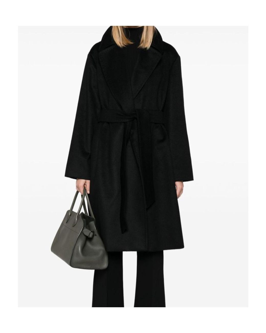 Max Mara Black 'Dravenna' Coat