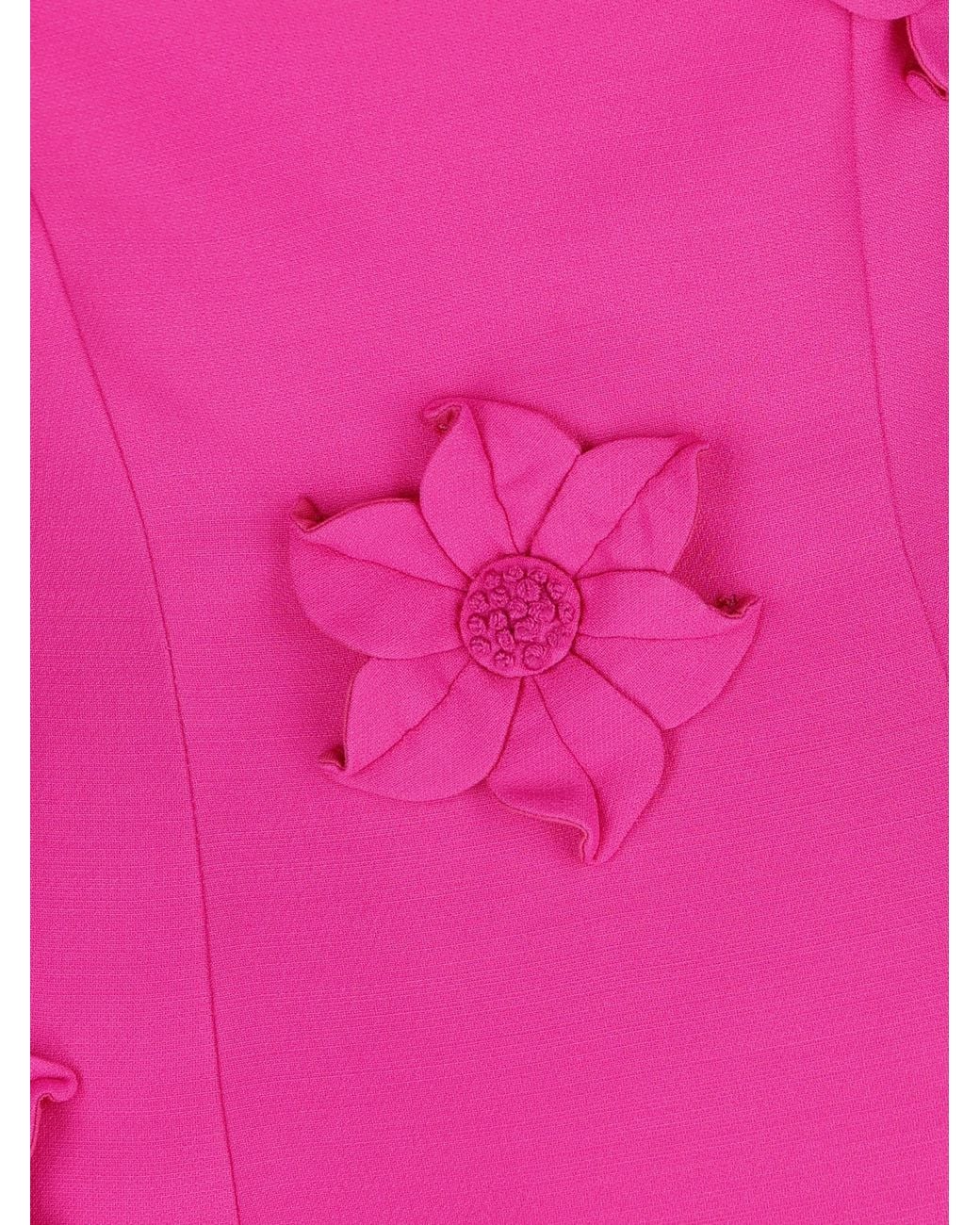 Valentino Pink Floral Detail Mini Dress