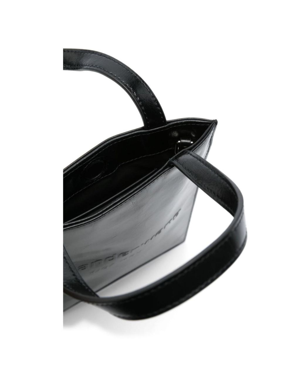 Alexander Wang Black Small Pinch Top Handle Bag