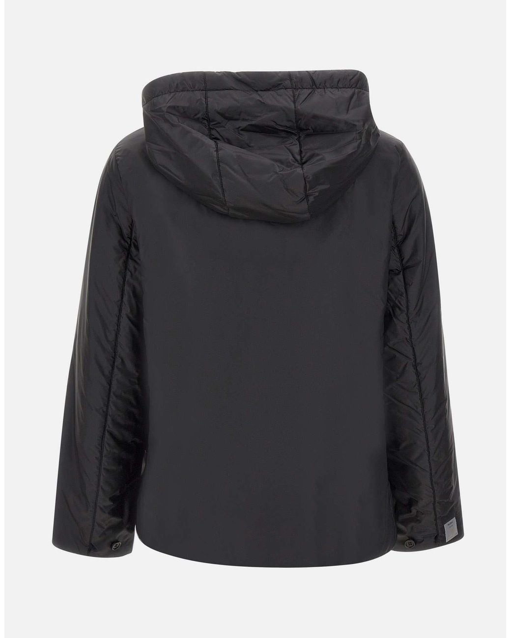 Max Mara Black The Cube Drawstring Zip-Up Jacket