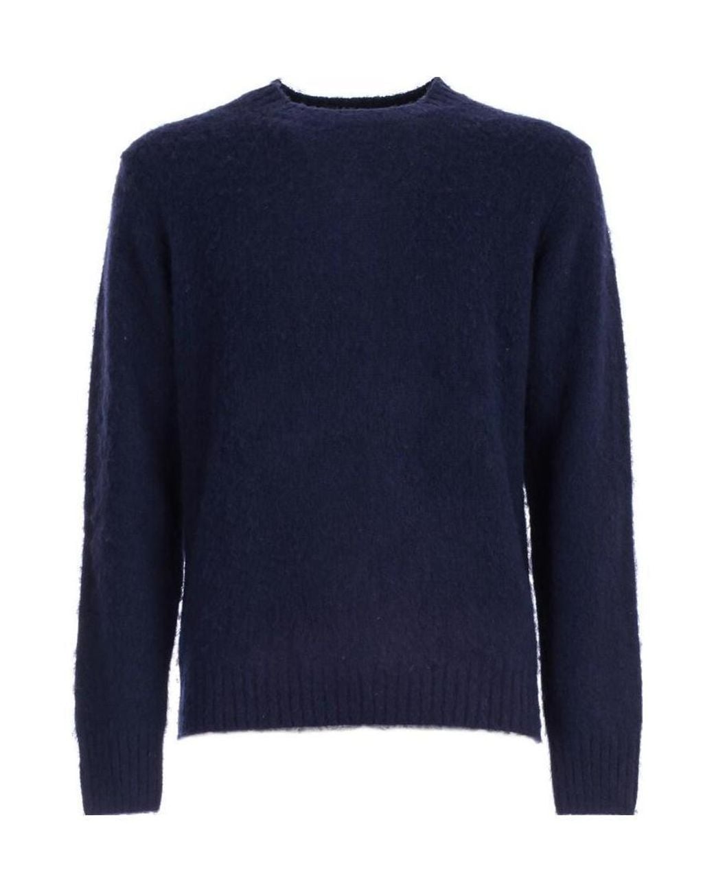 Aspesi Green Crewneck Knitted Sweater for men