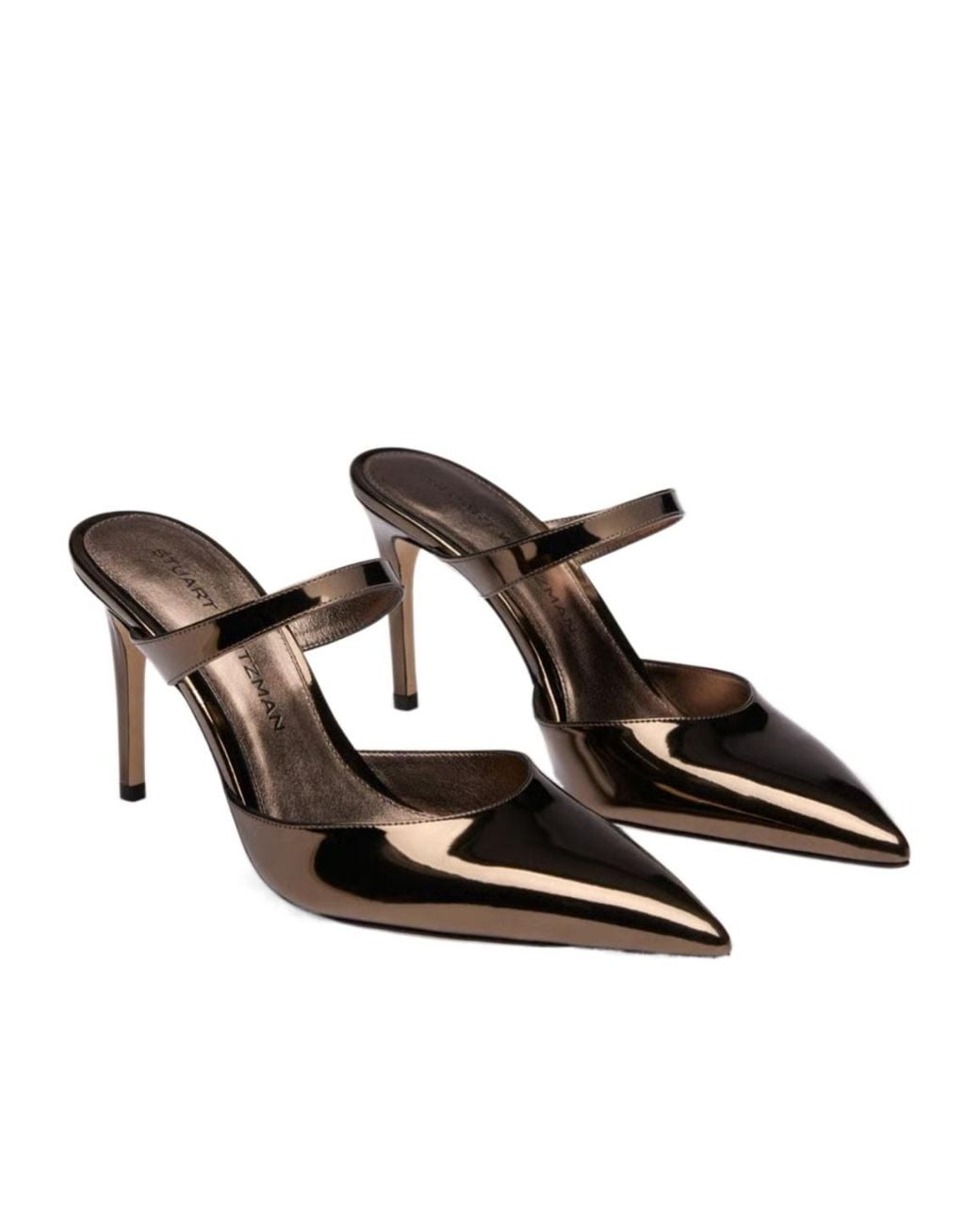 Stuart Weitzman Brown Stuart Power Mule 85