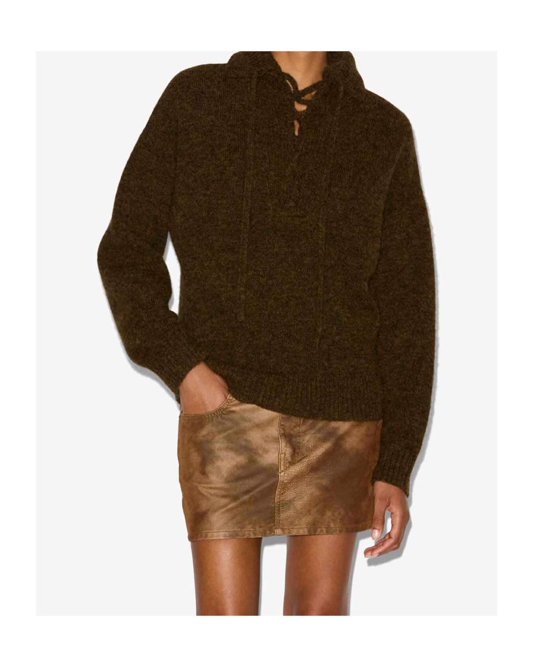 Isabel Marant Green Isabel Marant Étoile Phylia Knitted Jumper