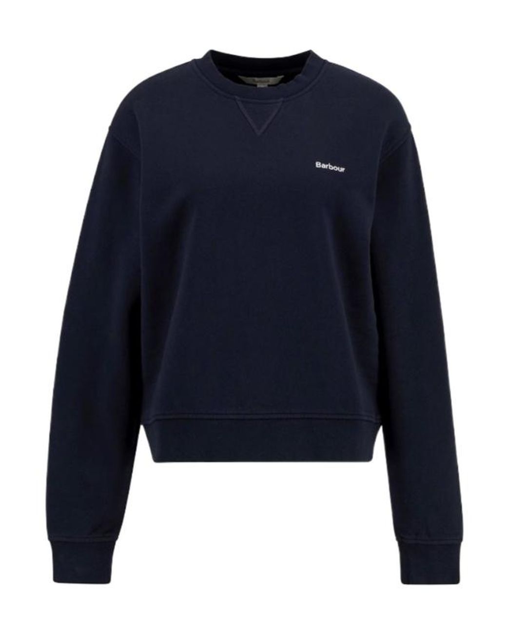 Barbour Blue Crew Neck Sweatshirt