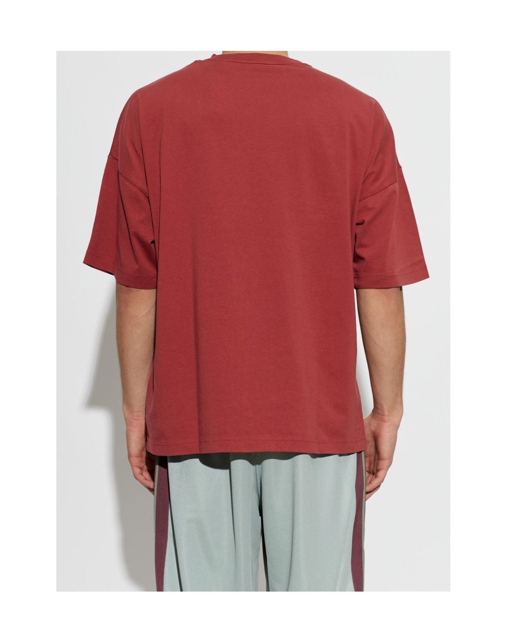 Palm Angels Red Short-Sleeved T-Shirt for men