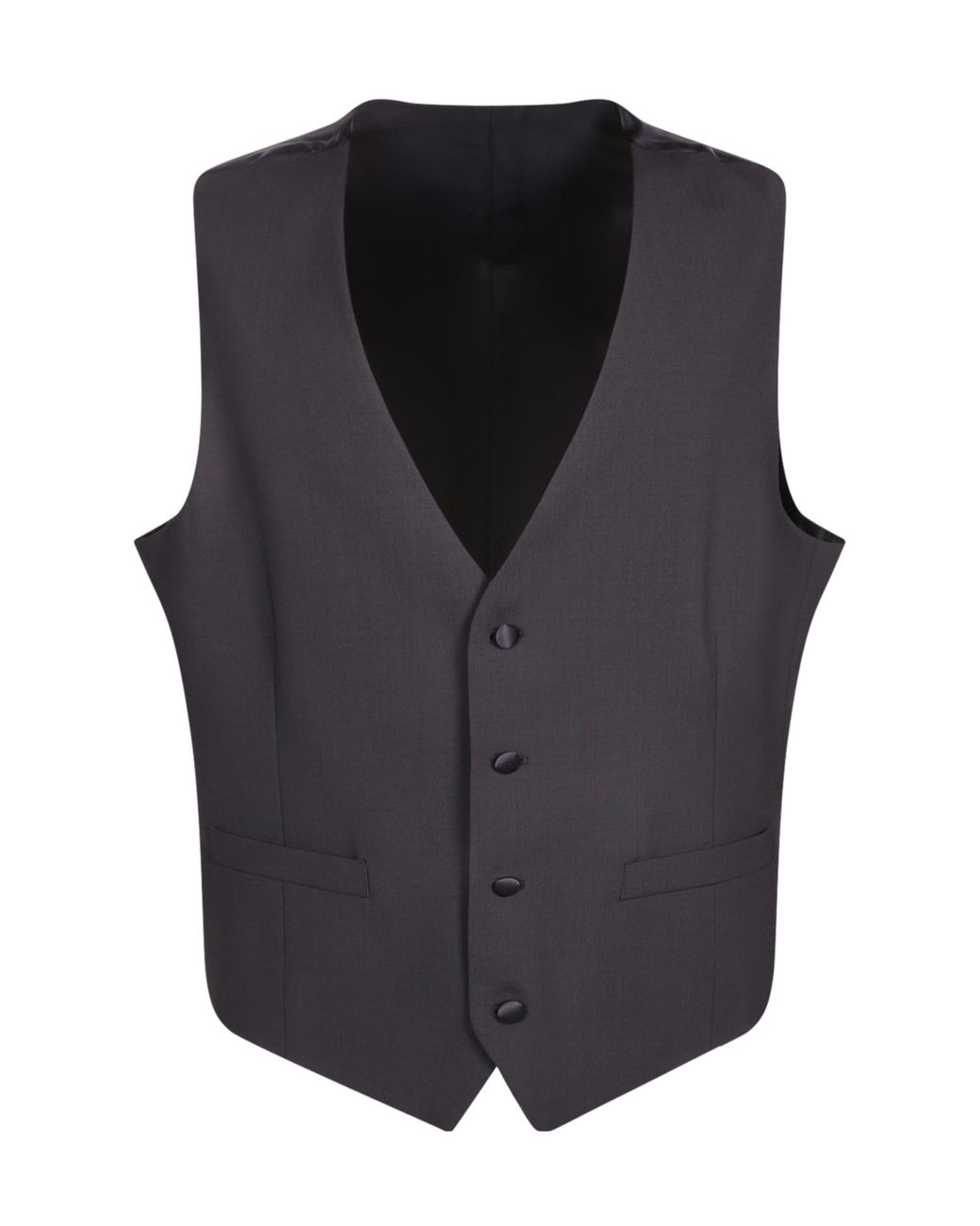 Lardini Black Three-Piece Tailored Suits for men
