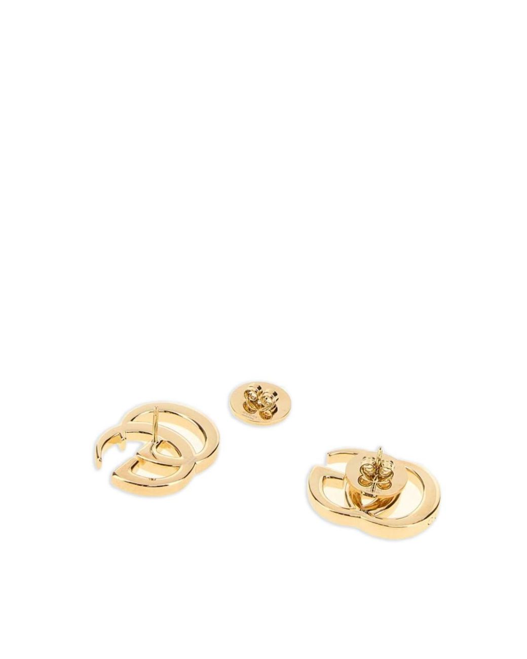Gucci Metallic Gg Marmont Stud Earrings