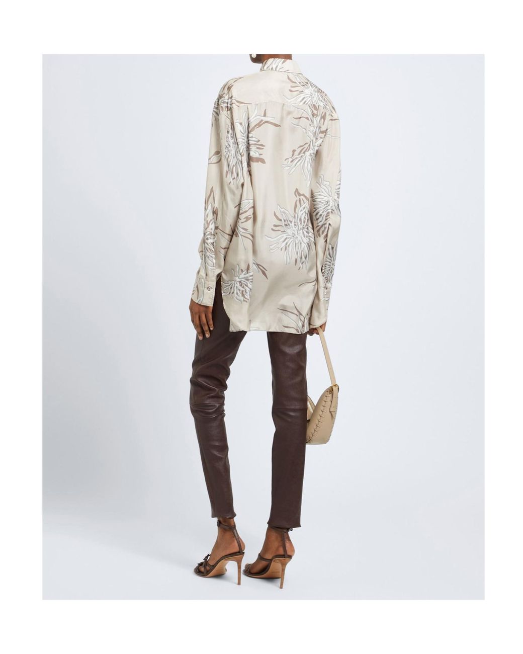 Brunello Cucinelli White Shirt Silk, Ecobrass
