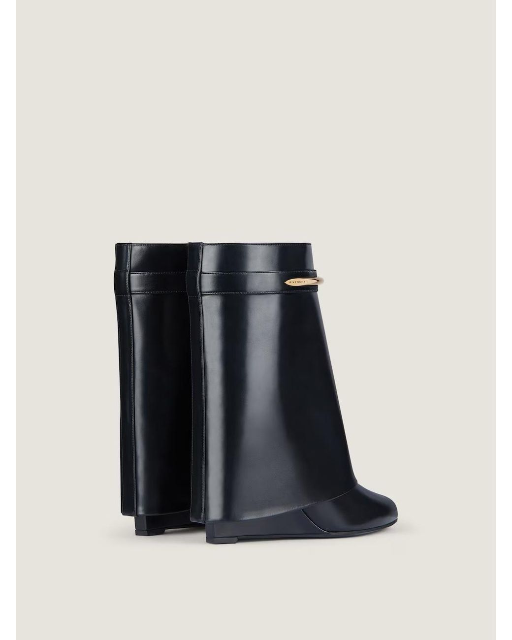 Givenchy Black Shark Ankle Boots