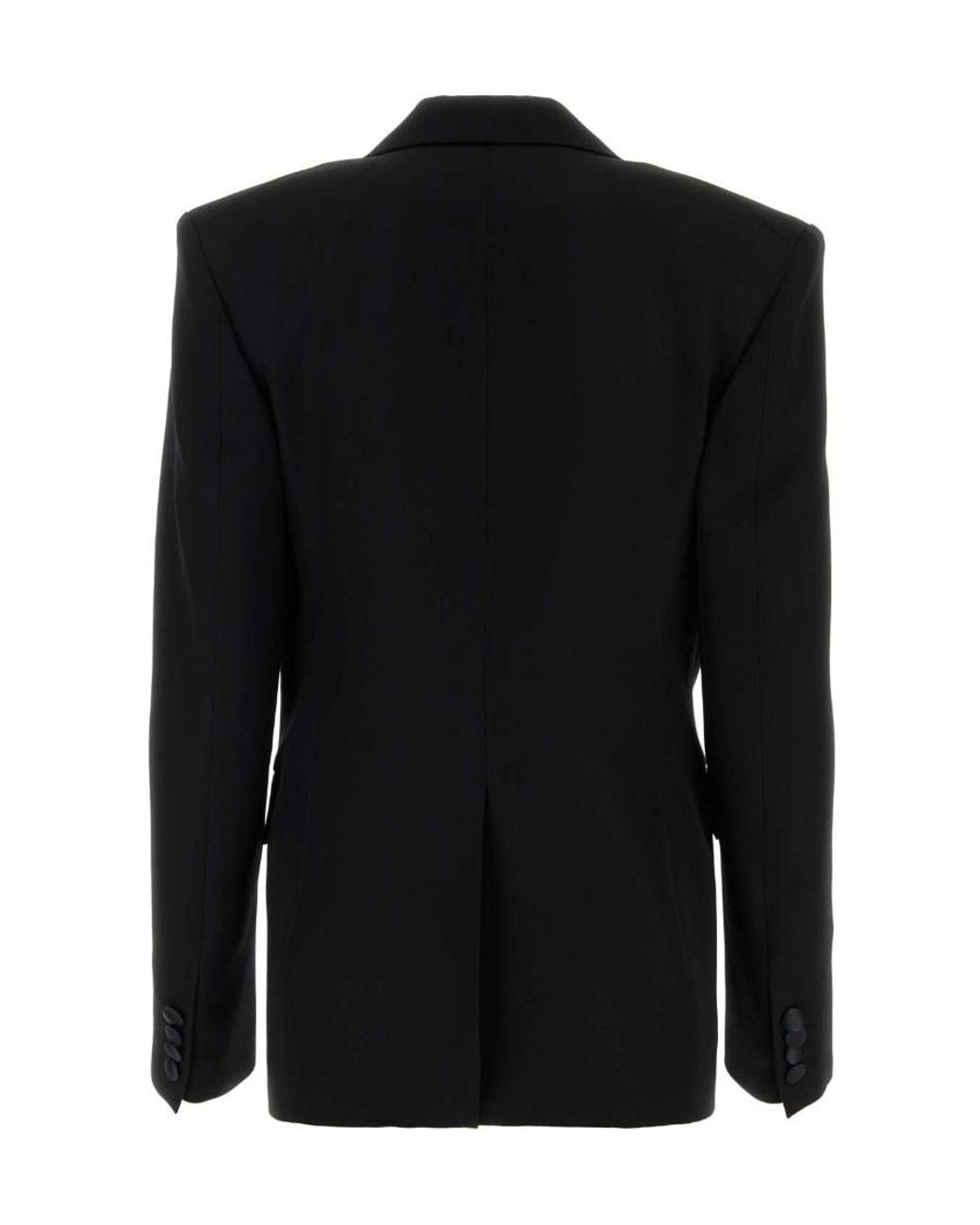 Stella McCartney Black Hotfix Single Breasted Embellished Blazer