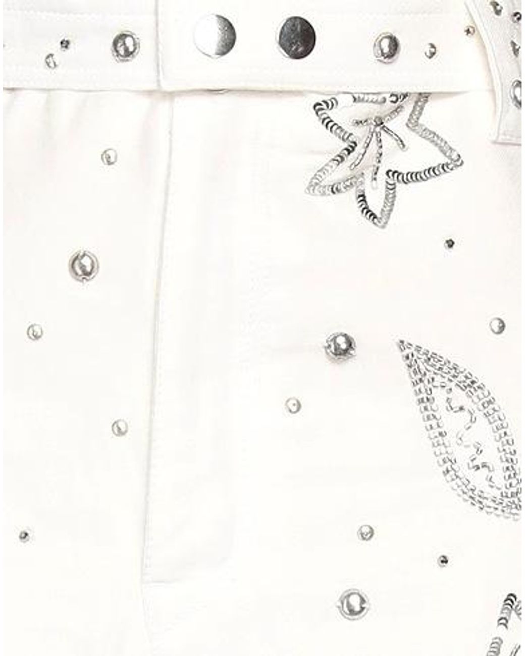 Isabel Marant White Plain Shorts