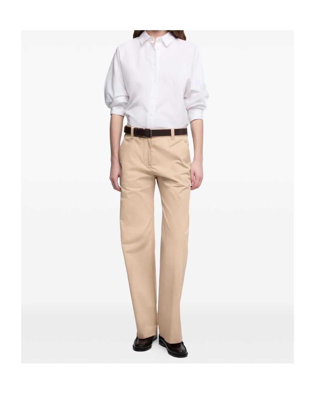 Aspesi White Classic Button-Up Shirt