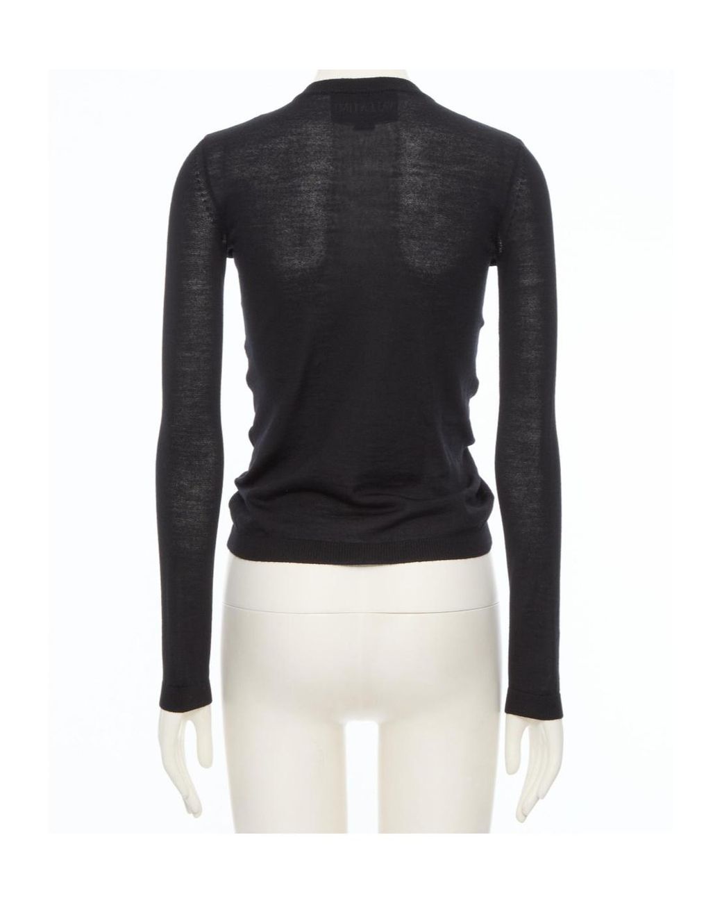 Valentino Blue Bow Detailed Long-Sleeved Cardigan