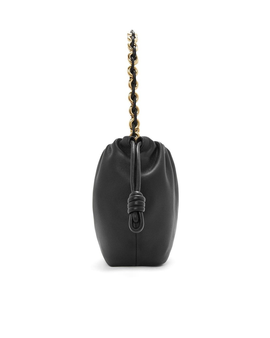 Loewe Black Flamenco Drawstring Mini Shoulder Bag