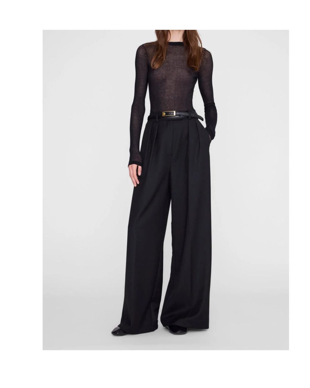 Anine Bing Black Tiana Sweater