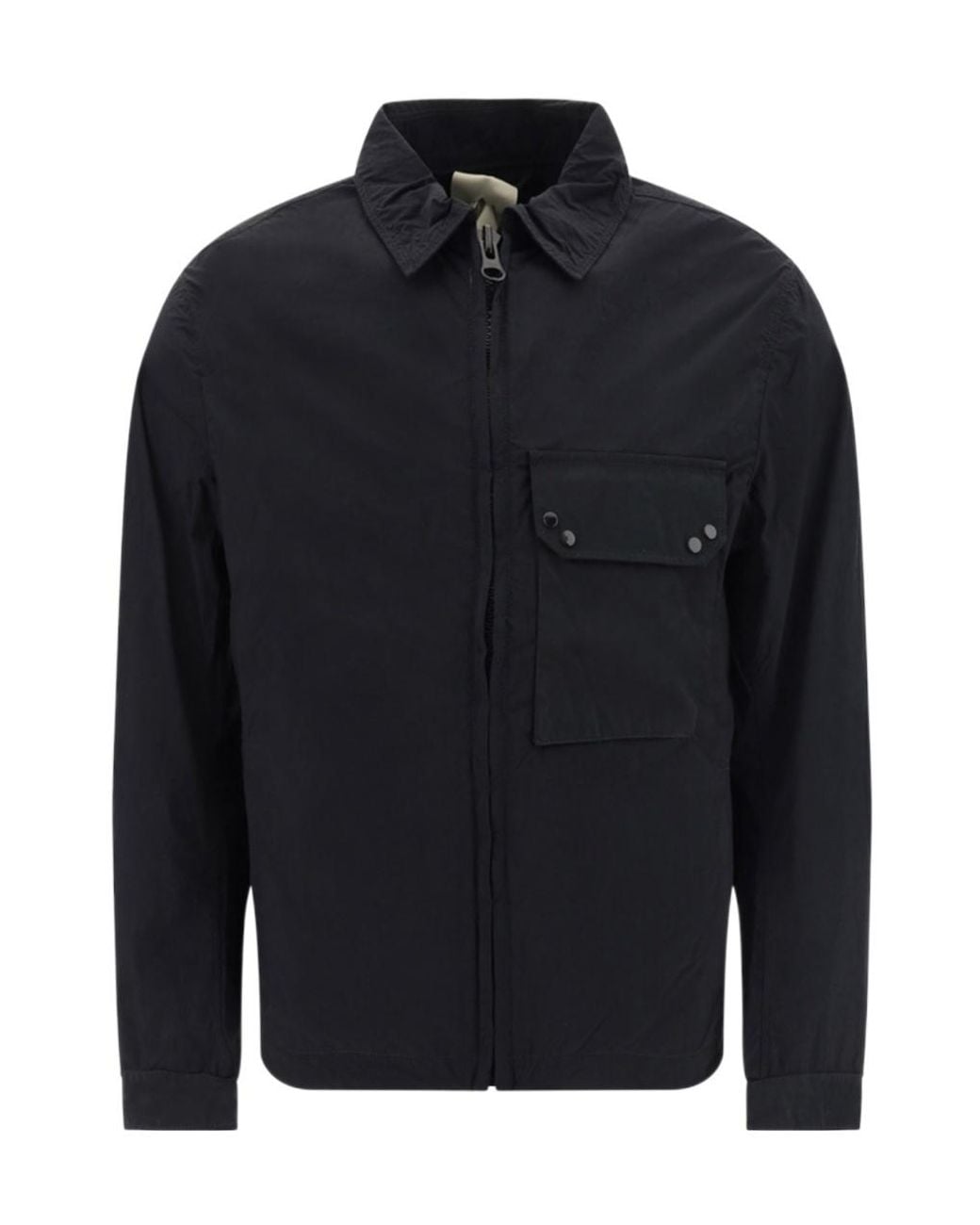 C P Company Blue Zip-Up Shirt Jacket for men