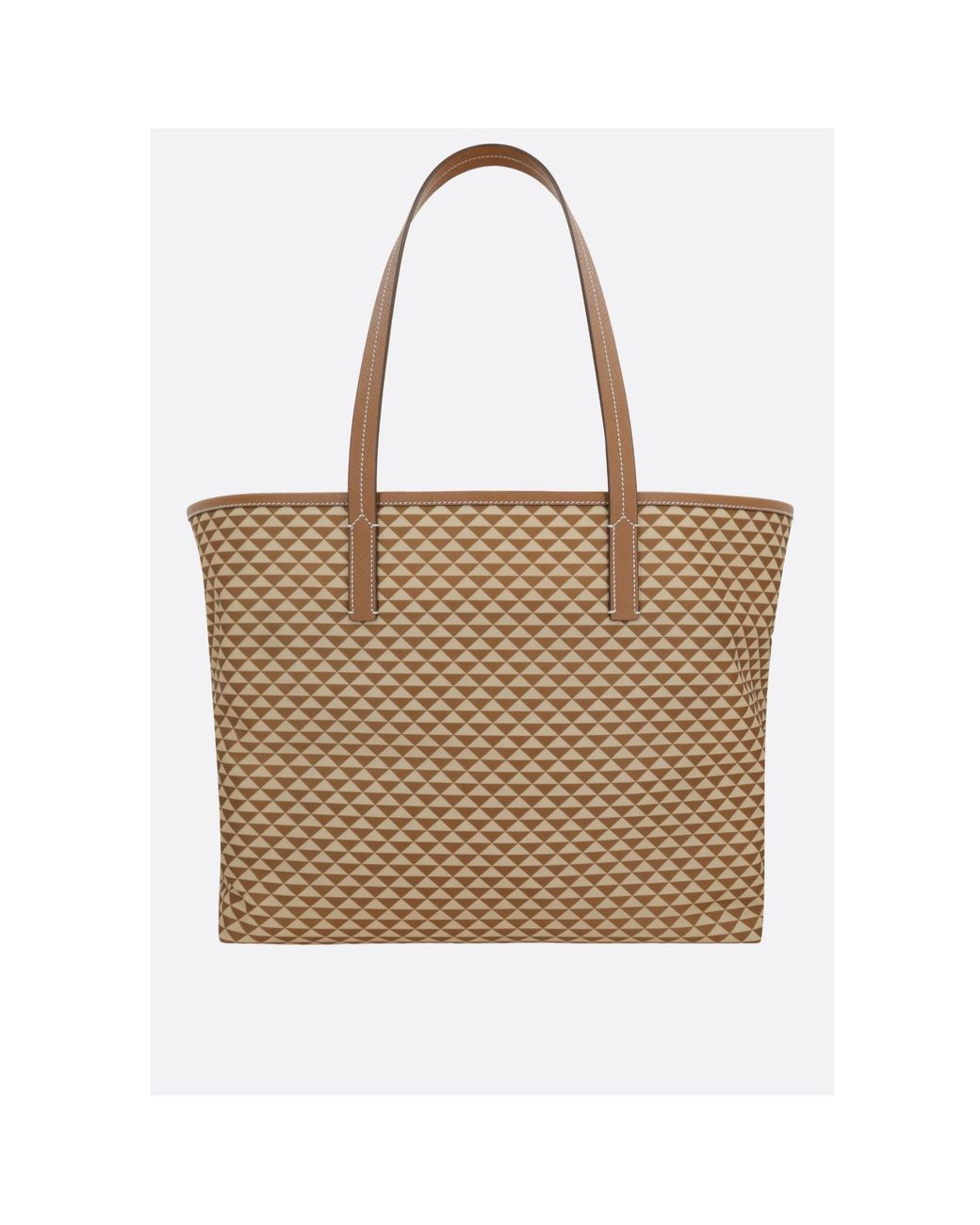 Prada Brown Re-Nylon Top Handle Bag