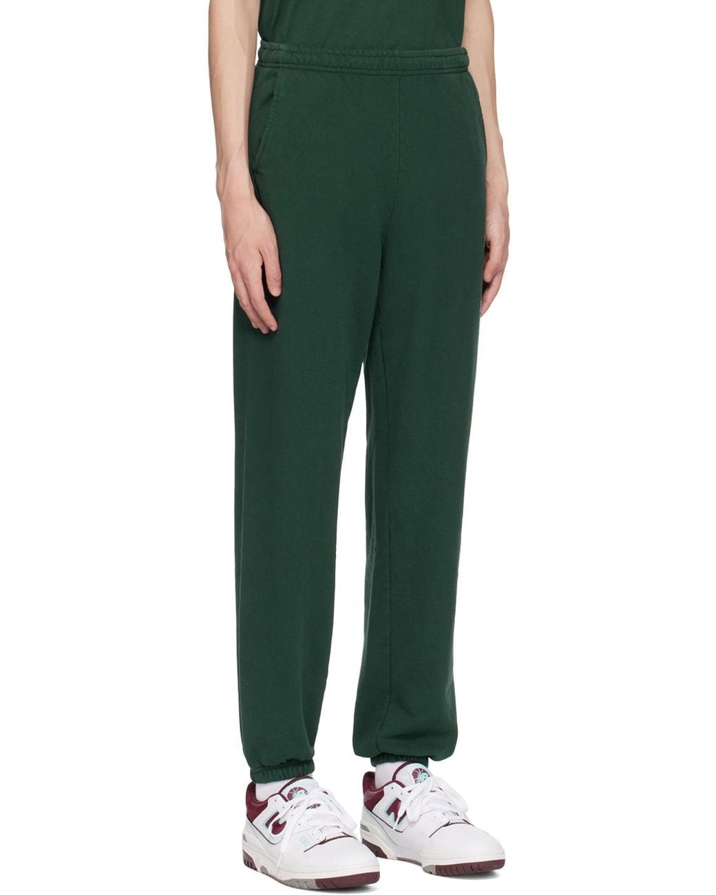 Sporty & Rich Green Loose Waist Sweatpants for men