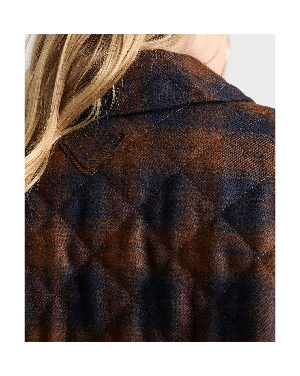 Prada Brown Quilted Wool Caban Jacket