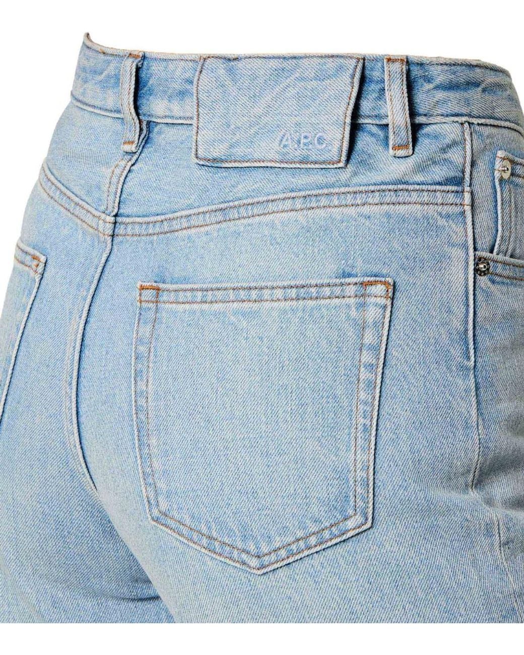 A.P.C. Blue Elisabeth Wide-Leg Jeans