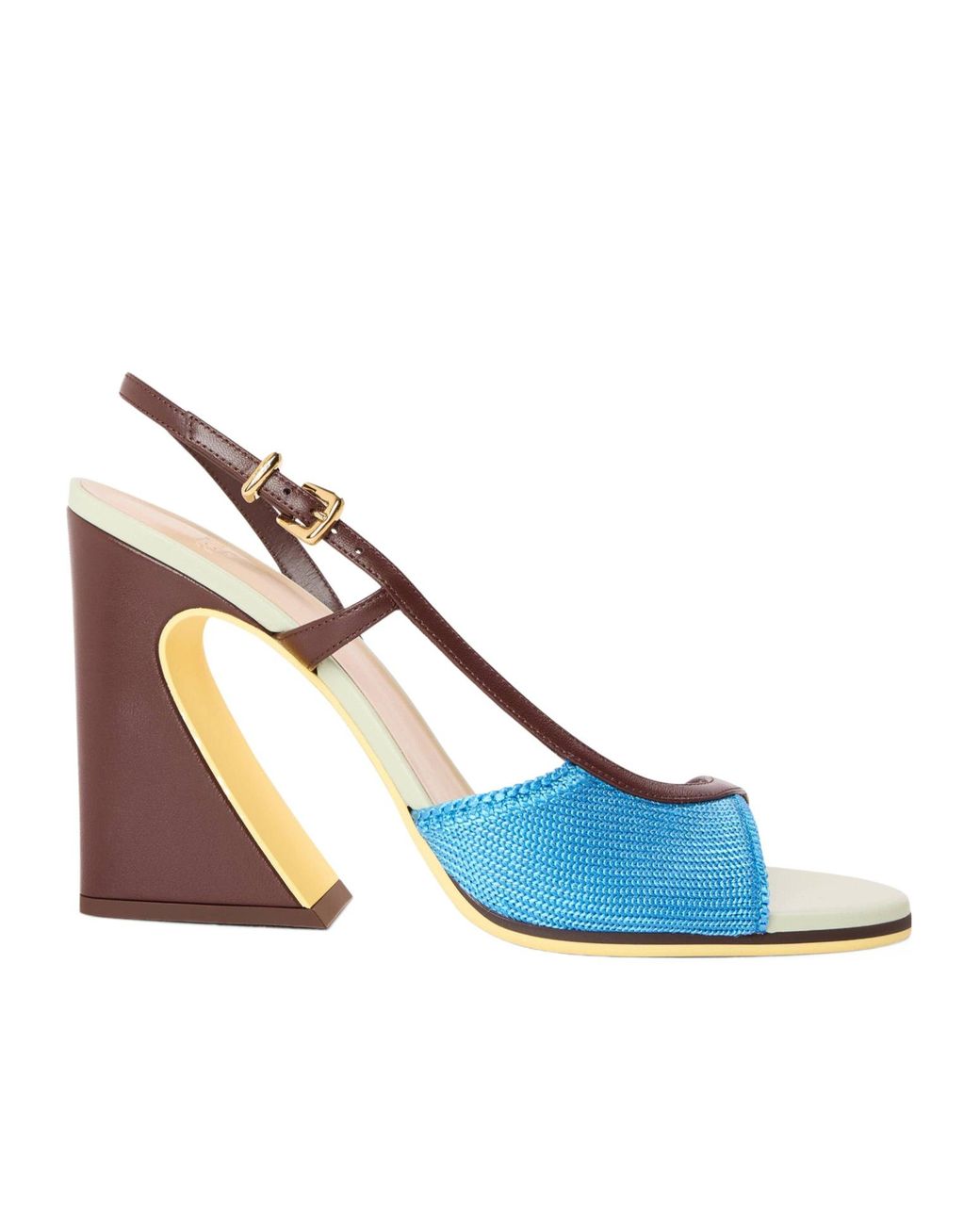 Fendi Blue Simple High Heels