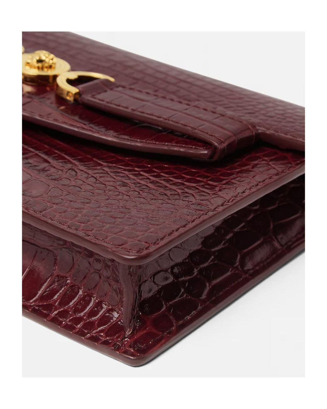 Versace Red Medusa '95 Chain-Linked Clutch Bag