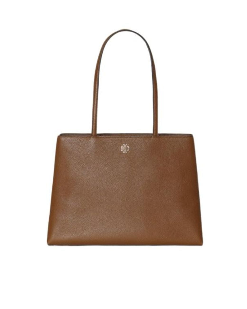 Tory Burch Brown Double-Handled Handbag