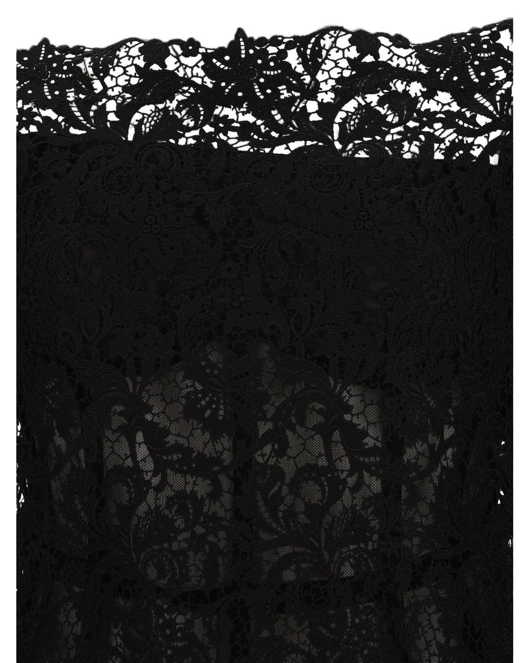Fendi Black Off-Shoulder Bustier Laced Midi Dress