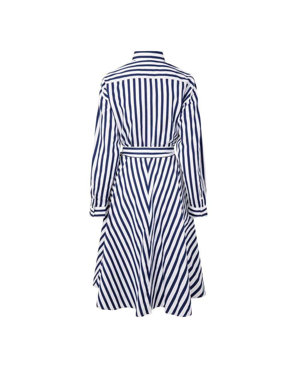 Polo Ralph Lauren Blue Striped Dress