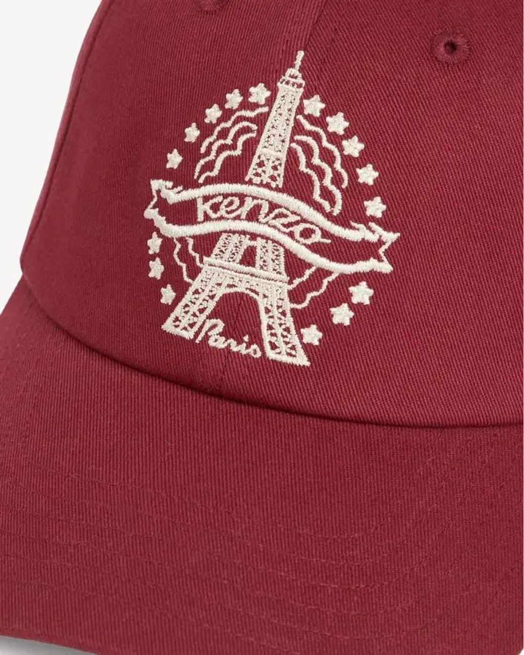 KENZO Eiffel Tower Design Embroidered Cap for men