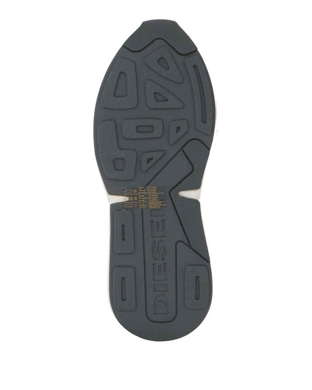 DIESEL White Minimalist Low-Top Sneakers for men