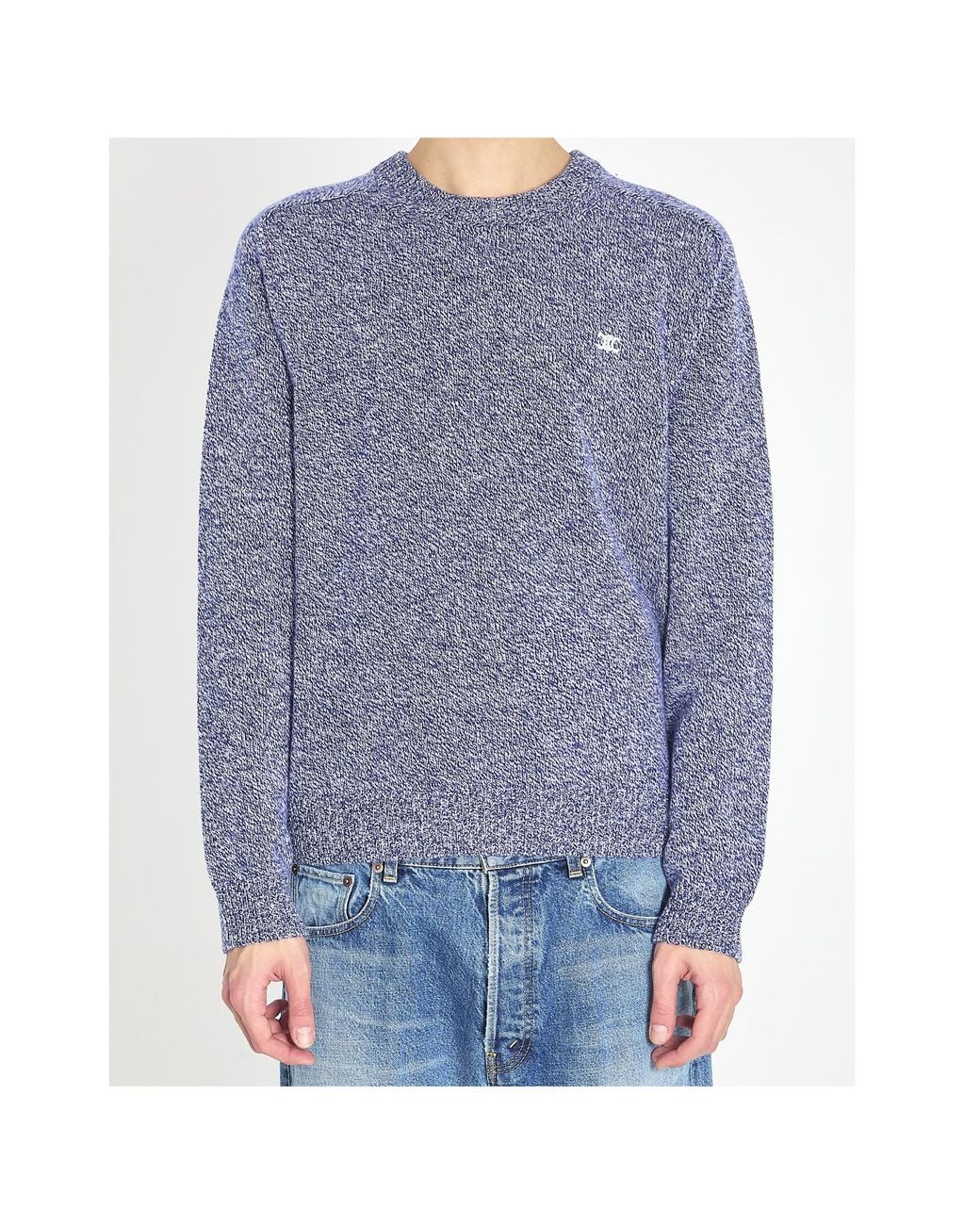 Céline Blue Crewneck Sweater for men