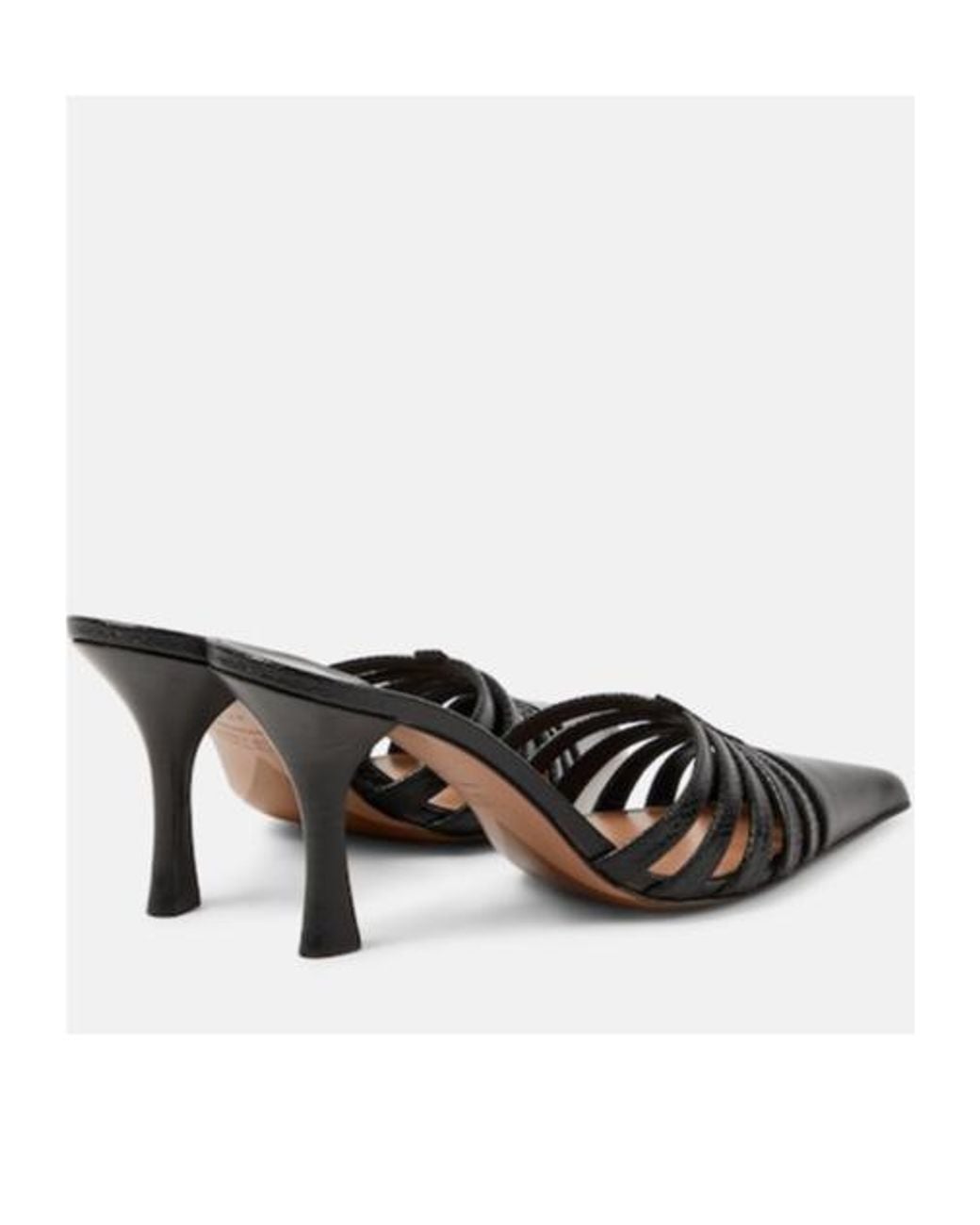Paris Texas Multicolor Nadia 85 Cutout Leather Mules