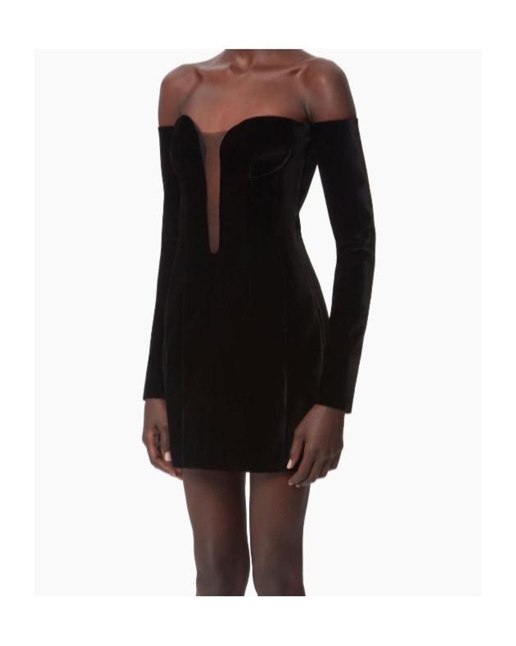 Nina Ricci Black Mini Corset Dress