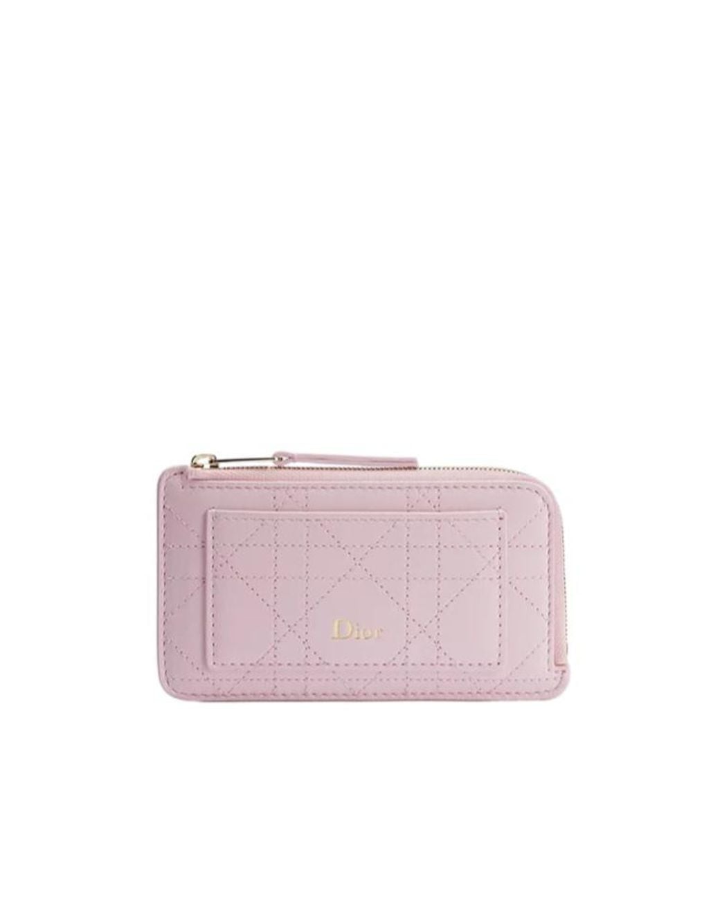 Dior Purple Zipper Card Holder