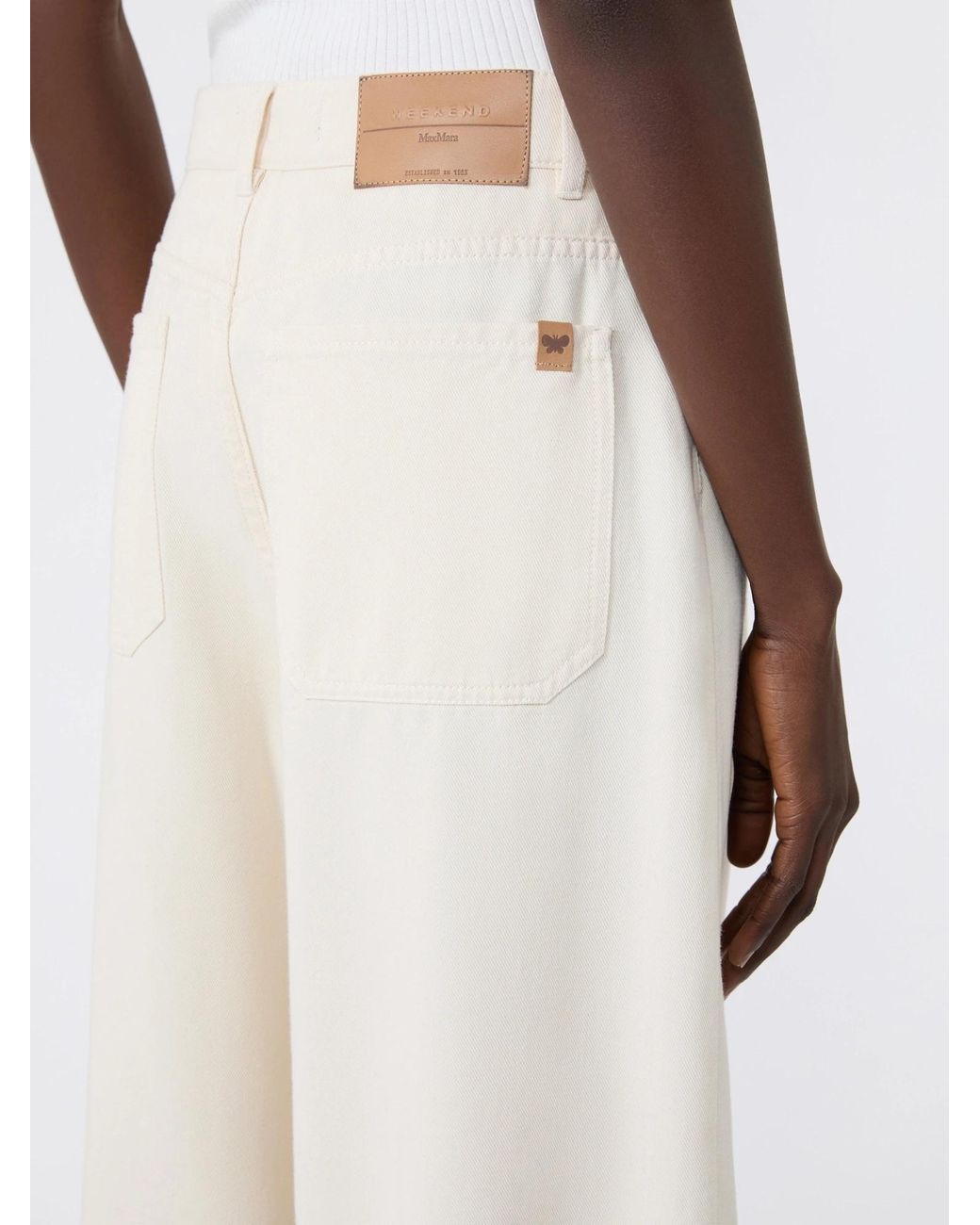 Weekend by Maxmara White Wide-Leg Jeans
