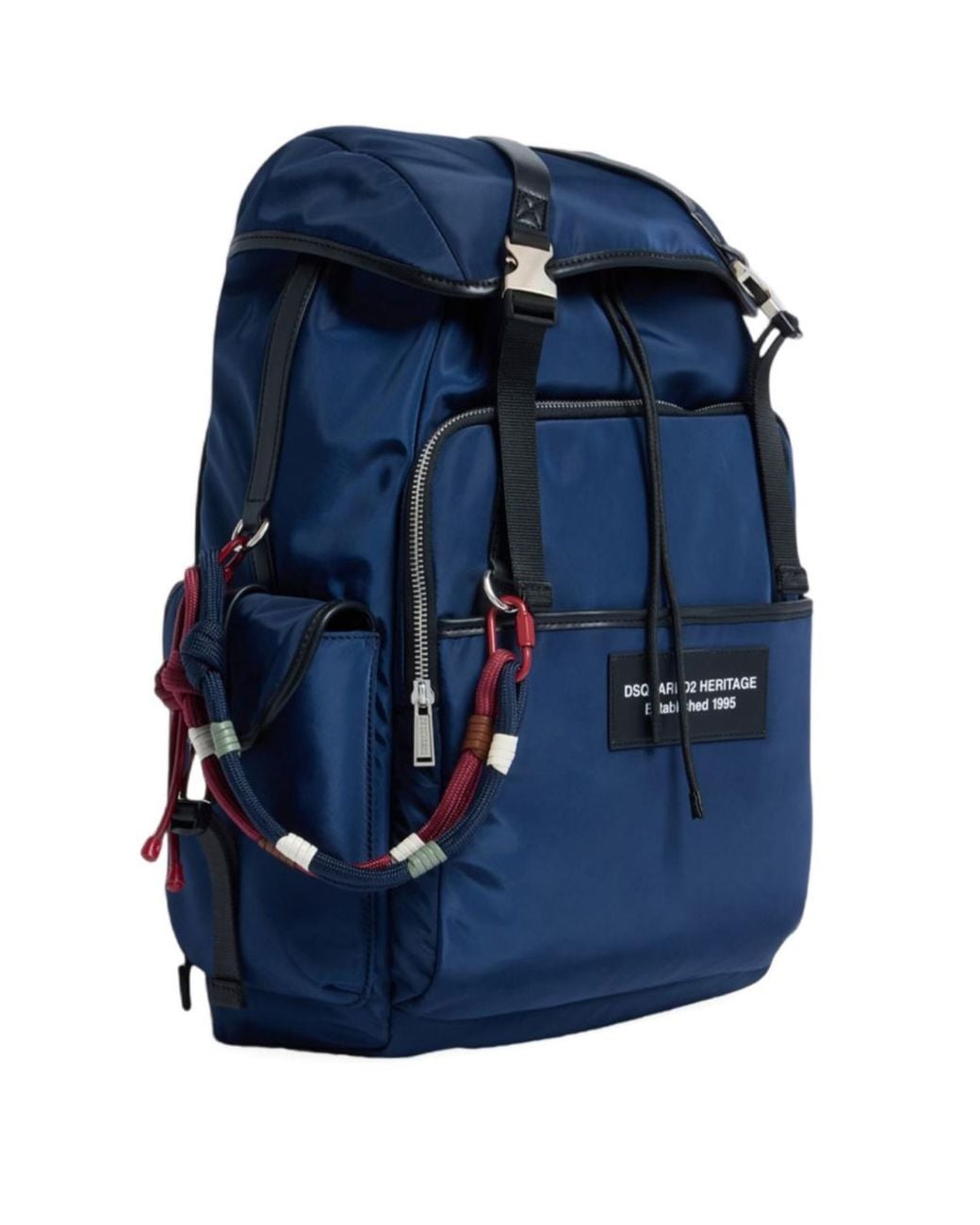 DSquared² Blue Heritage Logo Backpack for men