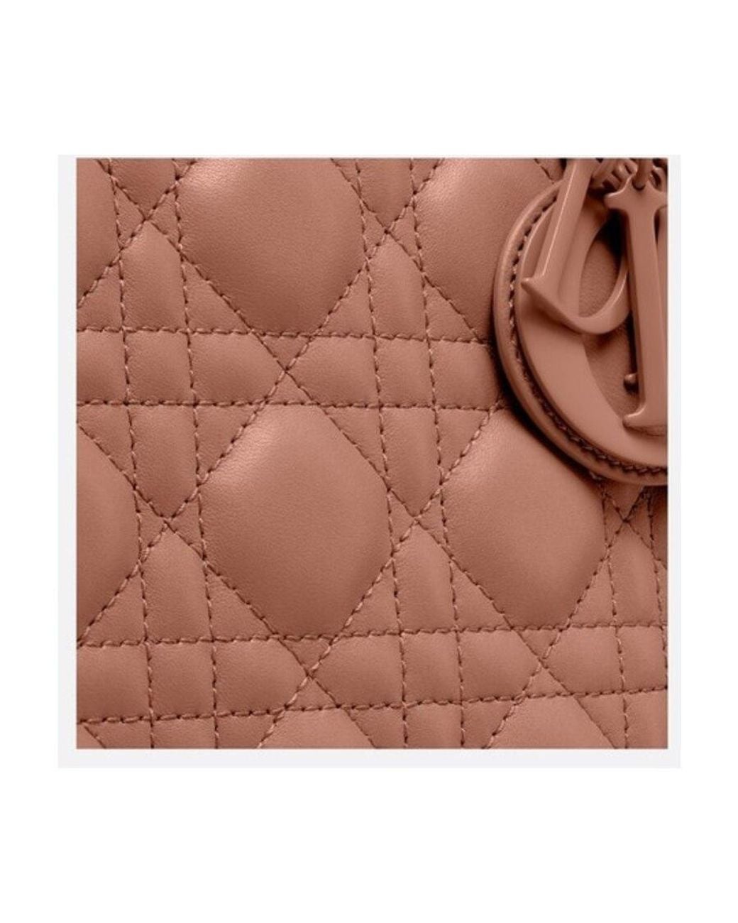 Dior Pink Medium Lady Bag