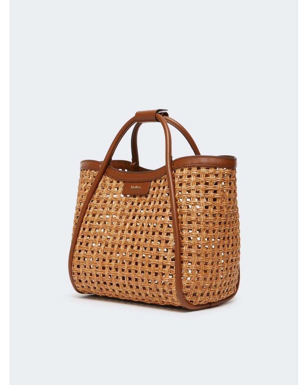 Max Mara Brown Marinecesto Tote Bag