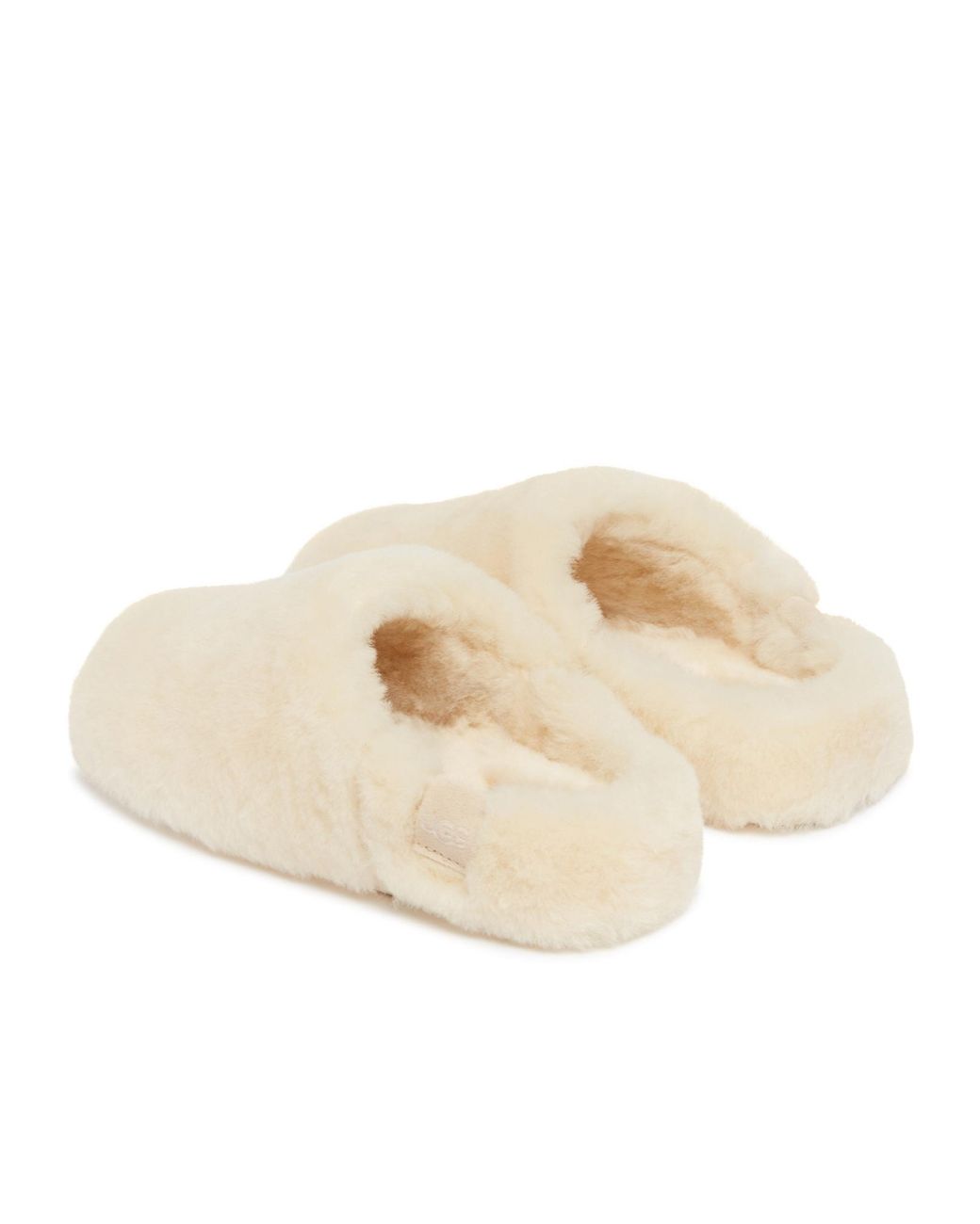 Ugg Natural Elea Plush Slippers