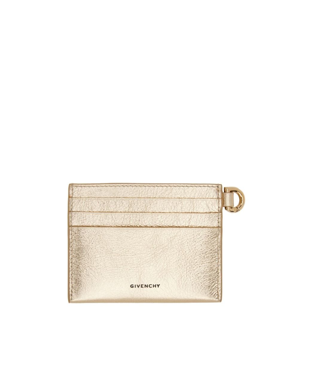 Givenchy Natural 4G-Logo Leather Cardholder